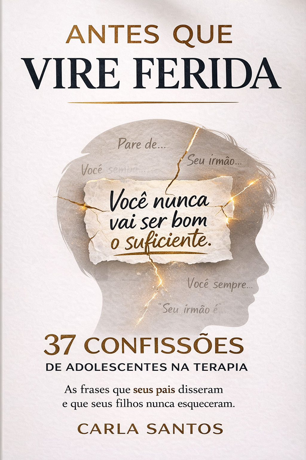 Capa do livro Antes que vire feridaa